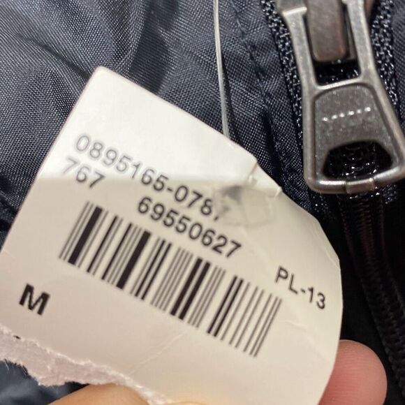 Columbia Men's Black Full Zip Drawstring Hooded Windbreaker Jacket Sz Medium NWT - Picture 11 of 11